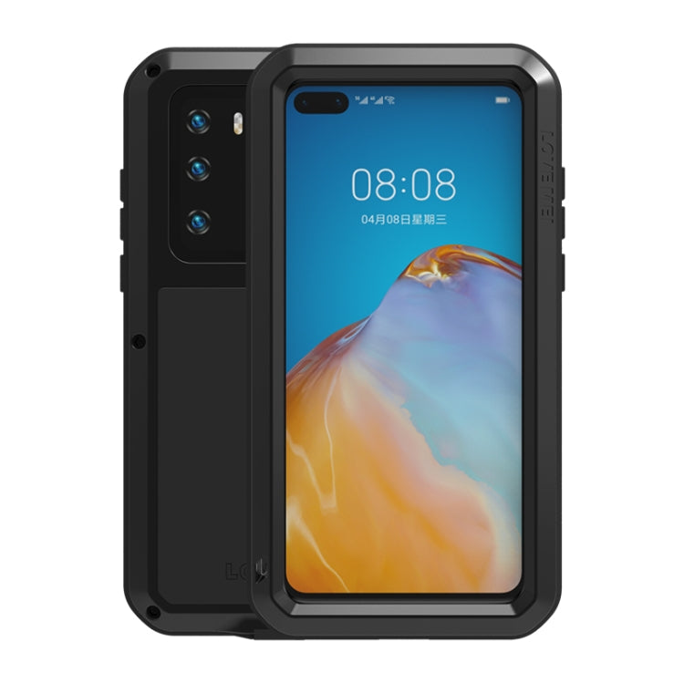 LOVE MEI Metal Shockproof Waterproof Dustproof Protective Case, For Huawei P40, For Huawei P40 Pro, For Samsung Galaxy A51, For Samsung Galaxy A40s