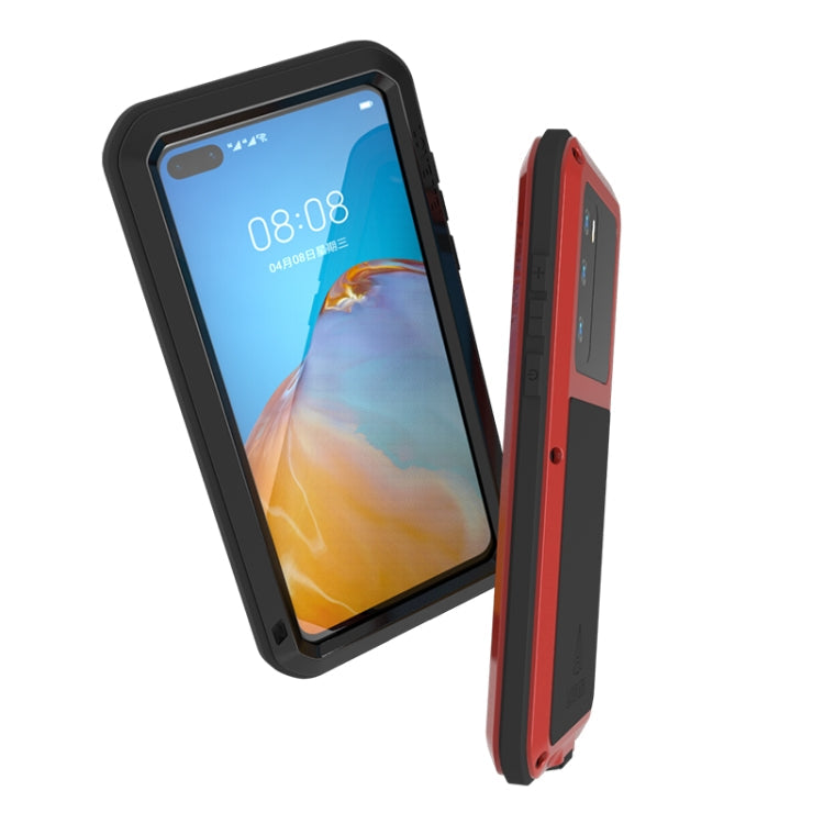 LOVE MEI Metal Shockproof Waterproof Dustproof Protective Case, For Huawei P40, For Huawei P40 Pro, For Samsung Galaxy A51, For Samsung Galaxy A40s
