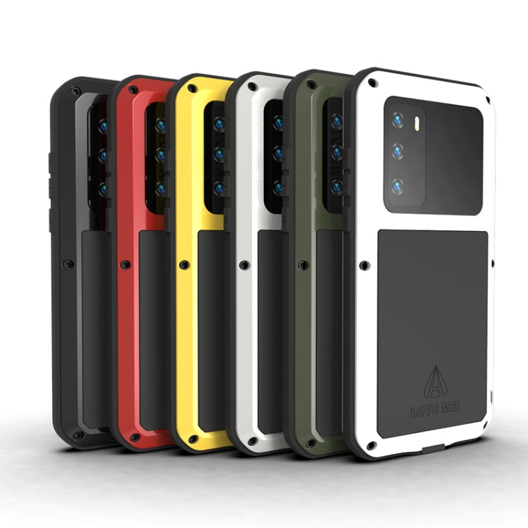 LOVE MEI Metal Shockproof Waterproof Dustproof Protective Case, For Huawei P40, For Huawei P40 Pro, For Samsung Galaxy A51, For Samsung Galaxy A40s