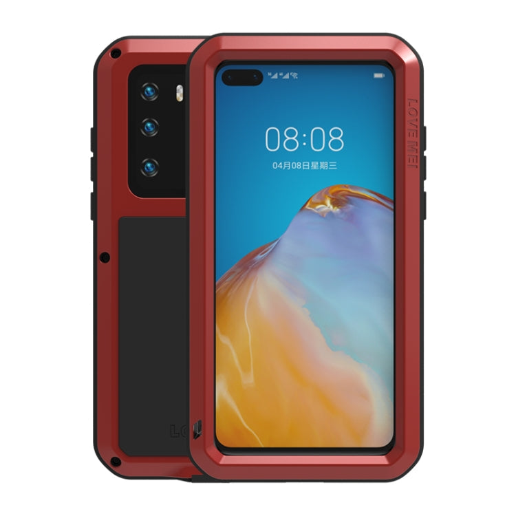 LOVE MEI Metal Shockproof Waterproof Dustproof Protective Case, For Huawei P40, For Huawei P40 Pro, For Samsung Galaxy A51, For Samsung Galaxy A40s