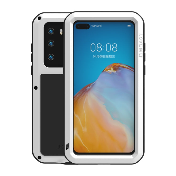 LOVE MEI Metal Shockproof Waterproof Dustproof Protective Case, For Huawei P40, For Huawei P40 Pro, For Samsung Galaxy A51, For Samsung Galaxy A40s