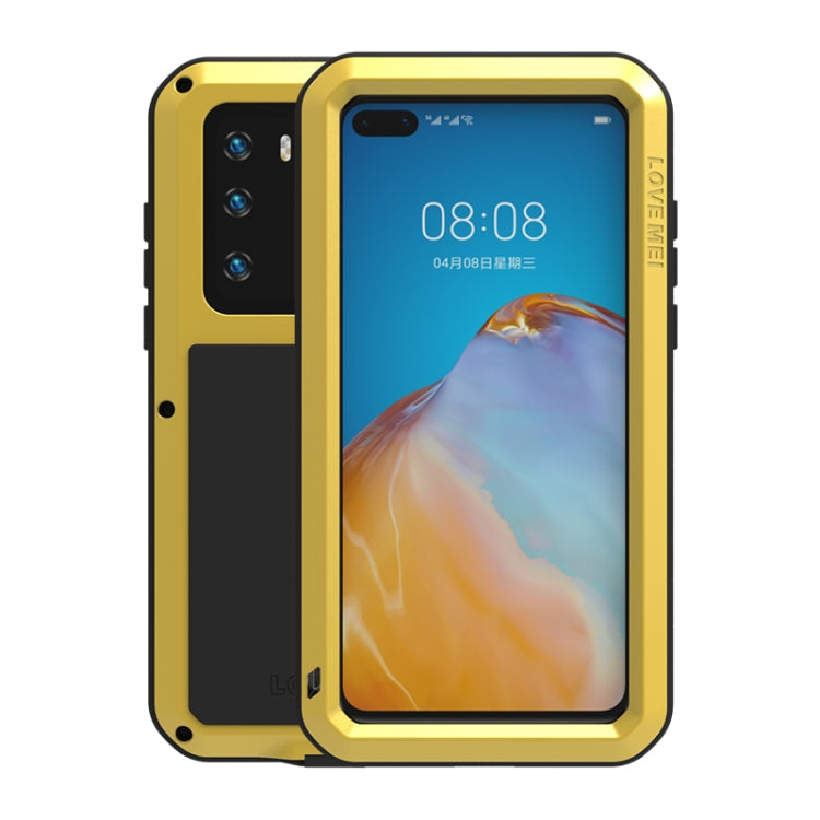 LOVE MEI Metal Shockproof Waterproof Dustproof Protective Case, For Huawei P40, For Huawei P40 Pro, For Samsung Galaxy A51, For Samsung Galaxy A40s