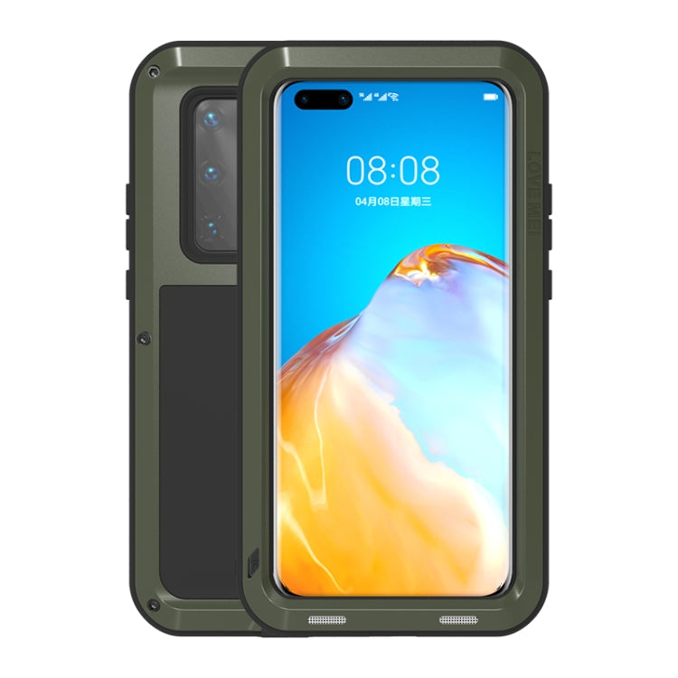 LOVE MEI Metal Shockproof Waterproof Dustproof Protective Case, For Huawei P40, For Huawei P40 Pro, For Samsung Galaxy A51, For Samsung Galaxy A40s