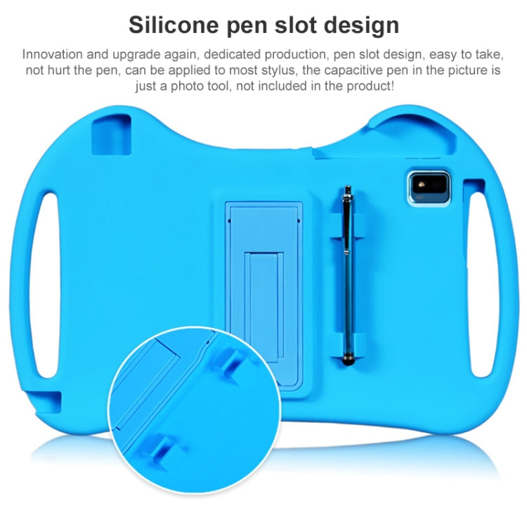 Cartoon Silicone Shockproof Protective Tablet Case with Stand & Pen Slot, For TCL Tab Pro 5G, For TCL Tab 10s 5G, For TCL Tab 10 5G