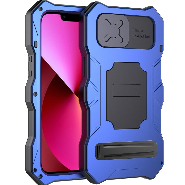 Camshield Tri-poof Metal Phone Case with Holder, For iPhone 14, For iPhone 14 Plus, For iPhone 14 Pro