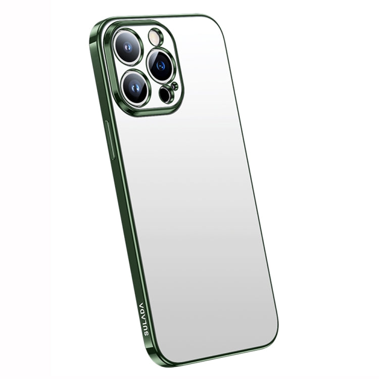 SULADA Electroplating Frosted All-inclusive TPU Phone Case, For iPhone 14 Pro Max