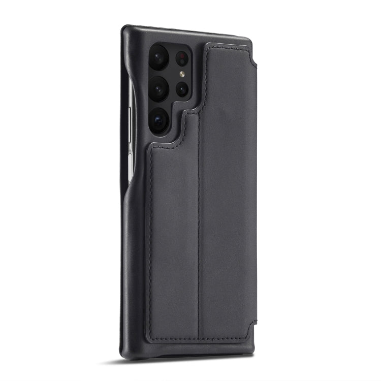 LC.IMEEKE Hon Ancient Series Horizontal Flip Leather Phone Case, For Samsung Galaxy S23 Ultra 5G