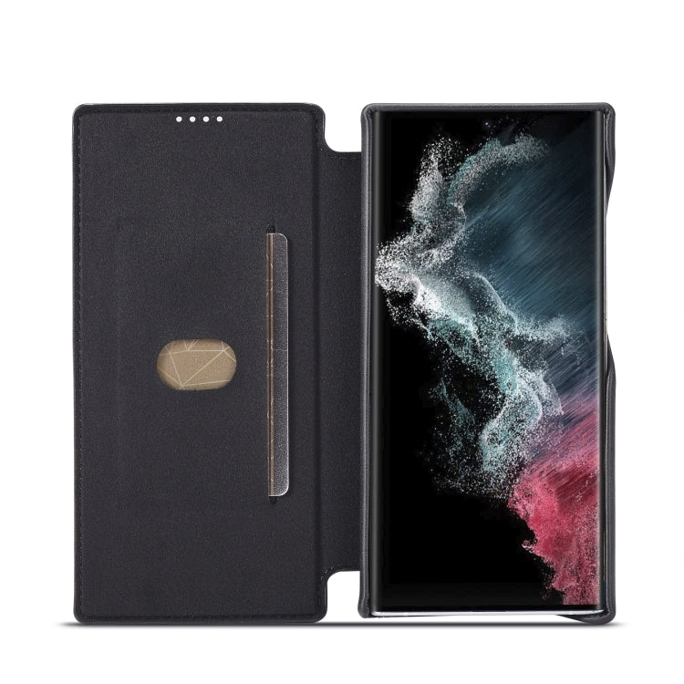 LC.IMEEKE Hon Ancient Series Horizontal Flip Leather Phone Case, For Samsung Galaxy S23 Ultra 5G