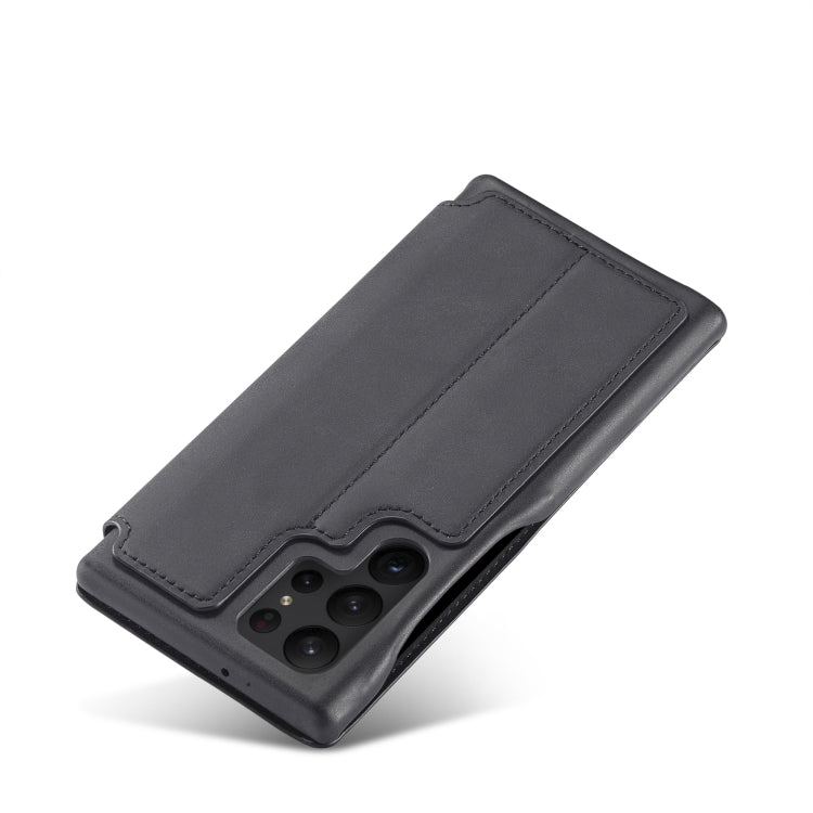 LC.IMEEKE Hon Ancient Series Horizontal Flip Leather Phone Case, For Samsung Galaxy S23 Ultra 5G