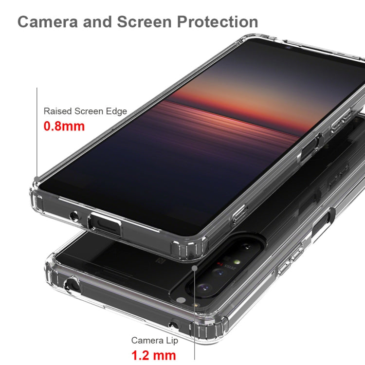 Scratchproof TPU + Acrylic Protective Case, For Sony Xperia 1 II, For Xiaomi Redmi Note 9 Pro