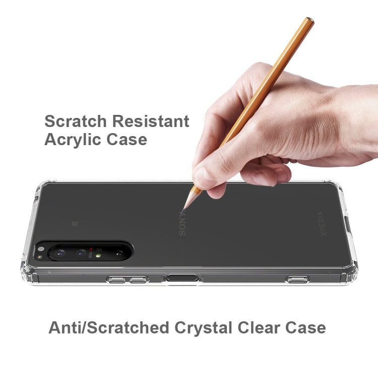 Scratchproof TPU + Acrylic Protective Case, For Sony Xperia 1 II, For Xiaomi Redmi Note 9 Pro
