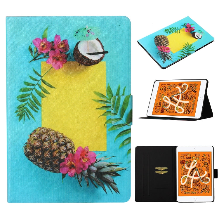 Coloured Drawing Pattern Horizontal Flip Leather Case with Holder & Card Slot & Sleep / Wake-up Function, For iPad Pro 11 (2020), For iPad mini 5 / 4 / 3 / 2 / 1, For iPad 10.2, For iPad Pro 10.5