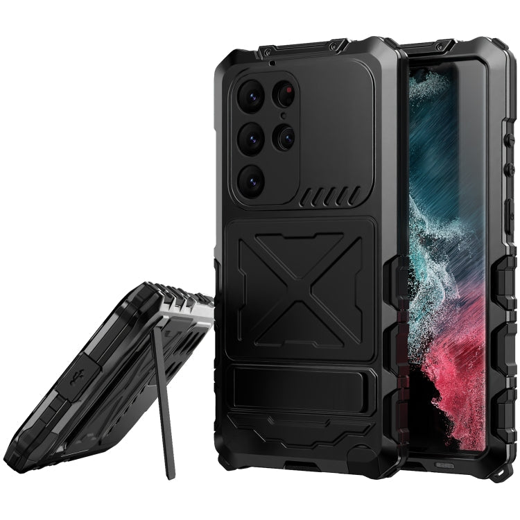 R-JUST Waterproof Dustproof Shockproof Phone Case, For Samsung Galaxy S23 Ultra 5G