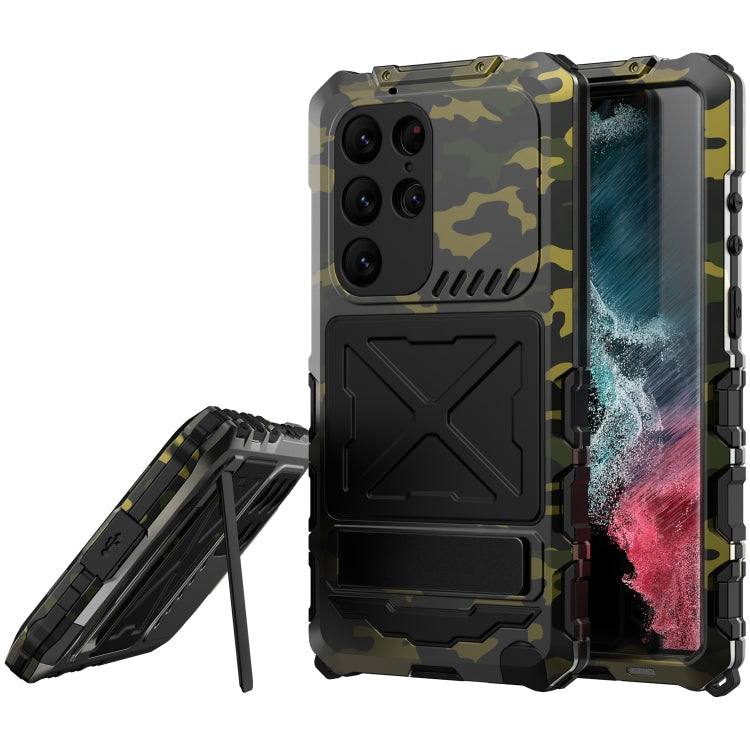 R-JUST Waterproof Dustproof Shockproof Phone Case, For Samsung Galaxy S23 Ultra 5G