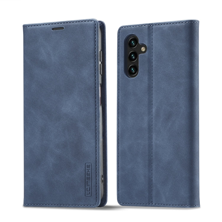 LC.IMEEKE Strong Magnetism Microfiber Leather Phone Case, For Samsung Galaxy A54 5G