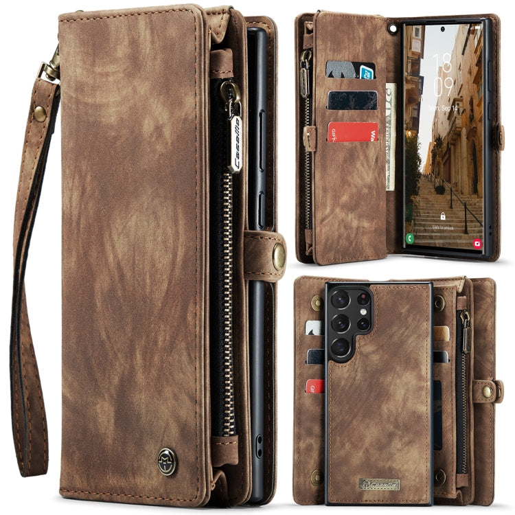 CaseMe 008 Detachable Multifunctional Leather Phone Case, For Samsung Galaxy S23 5G, For Samsung Galaxy S23+ 5G, For Samsung Galaxy S23 Ultra 5G