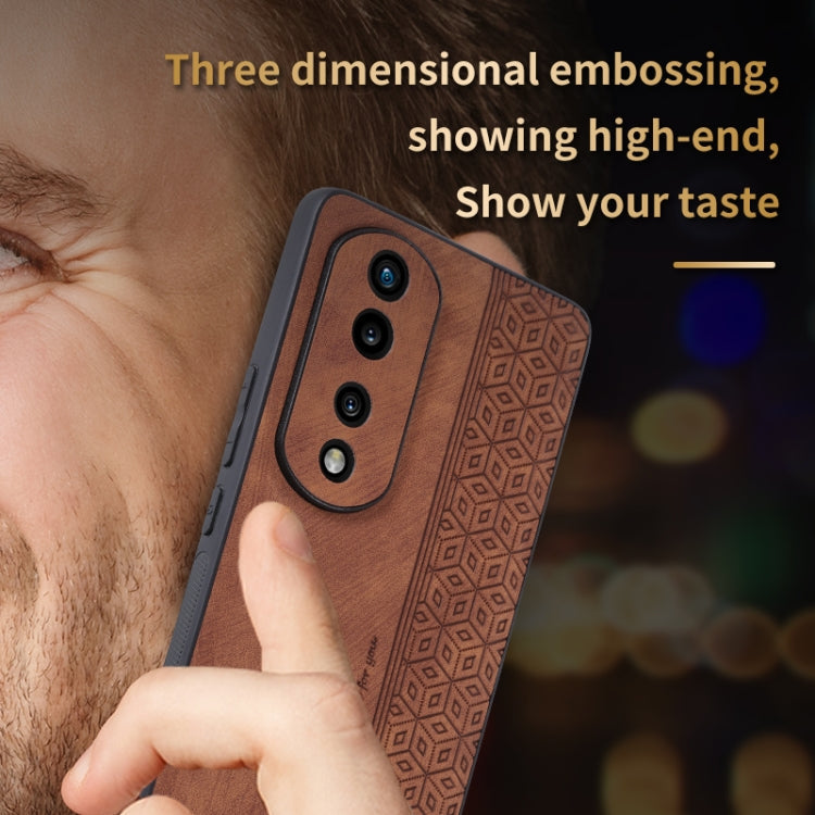 AZNS 3D Embossed Skin Feel Phone Case, For Honor 80 Pro, For Honor 80