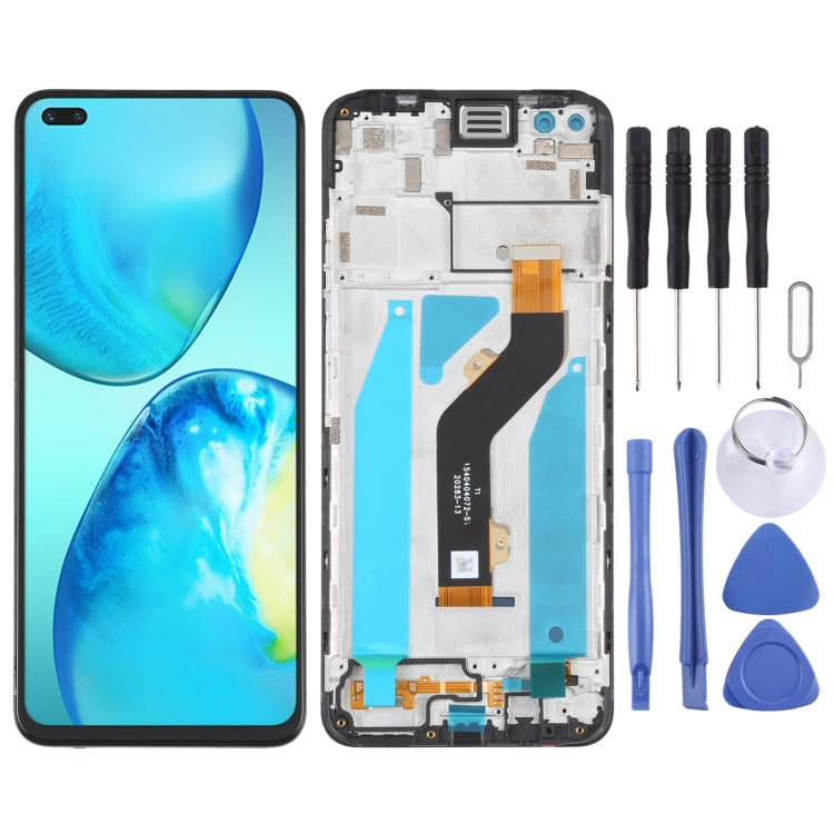 OEM LCD Screen For infinix Hot 10 Play/Smart 5 India Digitizer Full Assembly with Frame, For infinix Note 8 X692, For infinix Hot 9 Play X680, For infinix Hot 10 X682B X682C, For infinix Hot 10T X689C, For Tecno Spark 7T, For Tecno Spark 7P            ...