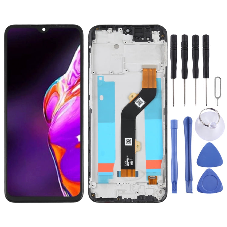 OEM LCD Screen For infinix Hot 10 Play/Smart 5 India Digitizer Full Assembly with Frame, For infinix Note 8 X692, For infinix Hot 9 Play X680, For infinix Hot 10 X682B X682C, For infinix Hot 10T X689C, For Tecno Spark 7T, For Tecno Spark 7P            ...