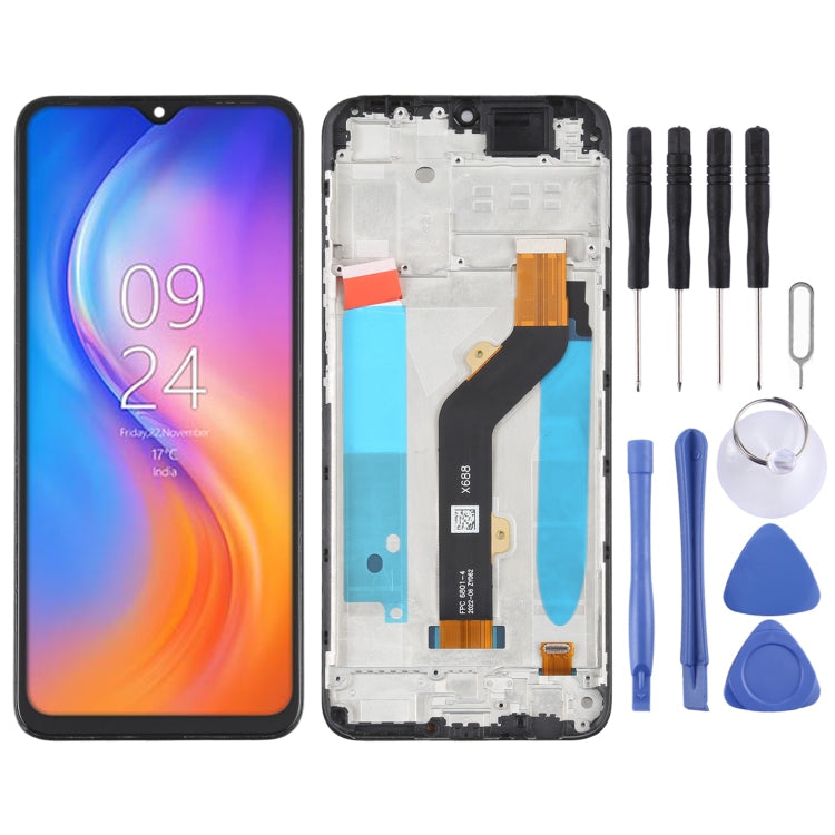 OEM LCD Screen For infinix Hot 10 Play/Smart 5 India Digitizer Full Assembly with Frame, For infinix Note 8 X692, For infinix Hot 9 Play X680, For infinix Hot 10 X682B X682C, For infinix Hot 10T X689C, For Tecno Spark 7T, For Tecno Spark 7P            ...