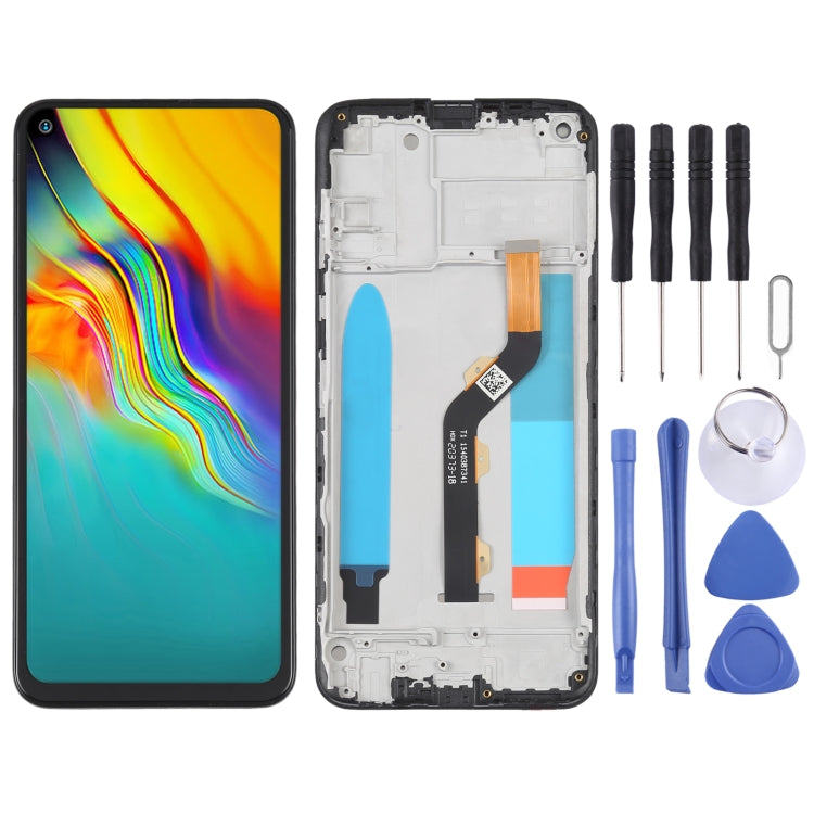 OEM LCD Screen For infinix Hot 10 Play/Smart 5 India Digitizer Full Assembly with Frame, For infinix Note 8 X692, For infinix Hot 9 Play X680, For infinix Hot 10 X682B X682C, For infinix Hot 10T X689C, For Tecno Spark 7T, For Tecno Spark 7P            ...