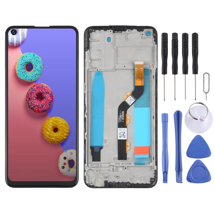 OEM LCD Screen For infinix Hot 10 Play/Smart 5 India Digitizer Full Assembly with Frame, For infinix Note 8 X692, For infinix Hot 9 Play X680, For infinix Hot 10 X682B X682C, For infinix Hot 10T X689C, For Tecno Spark 7T, For Tecno Spark 7P            ...