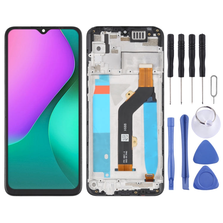 OEM LCD Screen For infinix Hot 10 Play/Smart 5 India Digitizer Full Assembly with Frame, For infinix Note 8 X692, For infinix Hot 9 Play X680, For infinix Hot 10 X682B X682C, For infinix Hot 10T X689C, For Tecno Spark 7T, For Tecno Spark 7P            ...