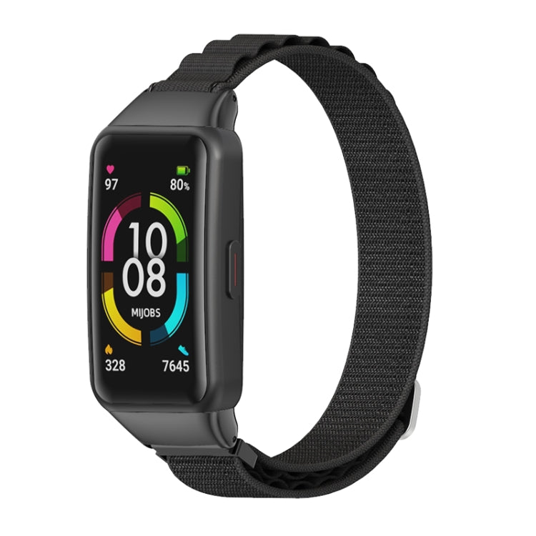MIJOBS Nylon Breathable Watch Band, For Huawei Band 7 / 7 NFC