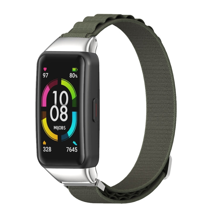 MIJOBS Nylon Breathable Watch Band, For Huawei Band 7 / 7 NFC