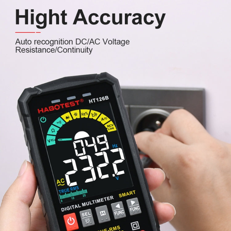 HABOTEST HT126B Digital High Precision Mini Multimeter, HT126B
