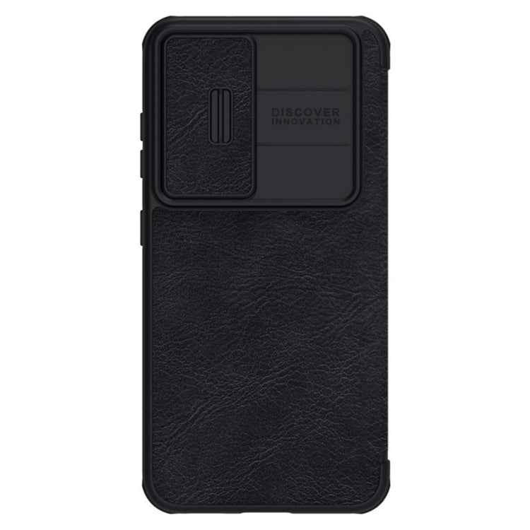 NILLKIN QIN Series Pro Sliding Camera Cover Design Leather Phone Case, For Samsung Galaxy S23+ 5G