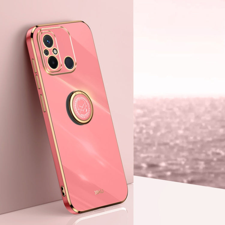 XINLI Straight Edge 6D Electroplate TPU Phone Case with Ring Holder, For vivo iQOO 11 Pro 5G, For Xiaomi Redmi 12C 4G, For Xiaomi Redmi Note 12 Pro Speed