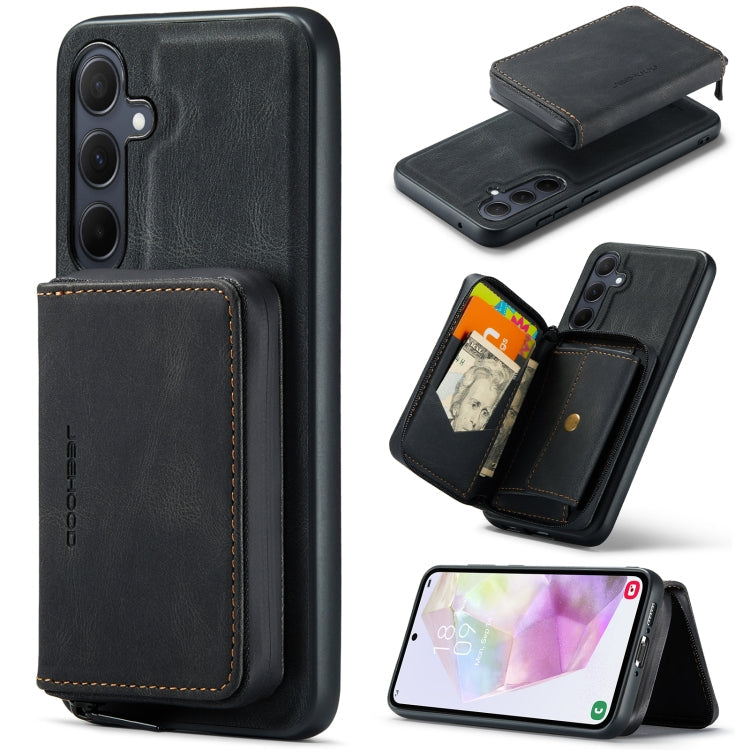 JEEHOOD Magnetic Zipper Horizontal Flip Leather Phone Case, For Samsung Galaxy A15 5G, For Samsung Galaxy A55 5G, For Samsung Galaxy A35 5G, For Samsung Galaxy S24 Ultra 5G