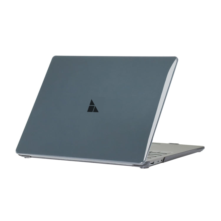 Laptop Steel Surface Crystal Shockproof Protective Case, For Surface Laptop 7 15 inch, For Microsoft Surface Laptop 7 13.8, For Microsoft Surface Laptop 13.5 inch Steel Surface, For Microsoft Surface Laptop 13.5 inch(Transparent)