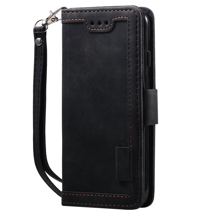 Retro Splicing Horizontal Flip Leather Case with Card Slots & Holder & Wallet, For iPhone SE 2022 / SE 2020 / 8 / 7, For Xiaomi Redmi Note 8 Pro