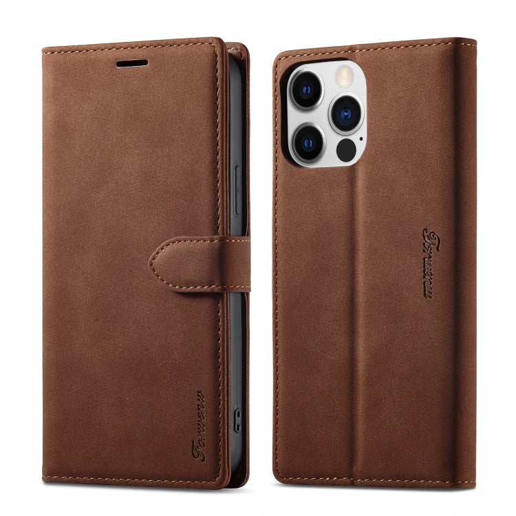 Forwenw F1 Series Matte Strong Magnetism Leather Phone Case, For Samsung Galaxy S23 Ultra 5G, For iPhone 14, For iPhone 14 Plus, For iPhone 14 Pro, For iPhone 14 Pro Max