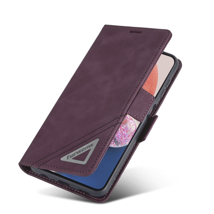 Forwenw F3 Series Dual-side Buckle Leather Phone Case, For Samsung Galaxy A14 5G, For Samsung Galaxy A54 5G