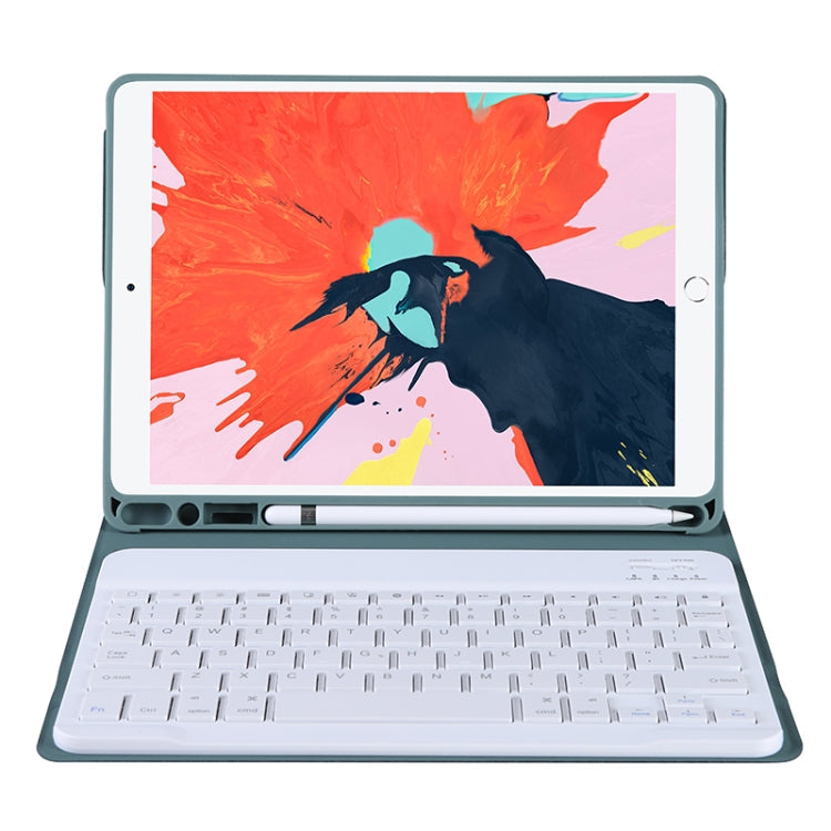 T07BB For iPad 9.7 inch / iPad Pro 9.7 inch / iPad Air 2 / Air (2018 & 2017) TPU Candy Color Ultra-thin Bluetooth Keyboard Protective Case with Stand & Pen Slot, For iPad 9.7 inch