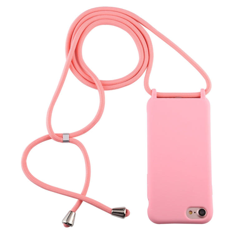 Candy Color TPU Protective Case with Lanyard, For iPhone 6s / 6, For iPhone 6s Plus / 6 Plus, For iPhone 8 / 7