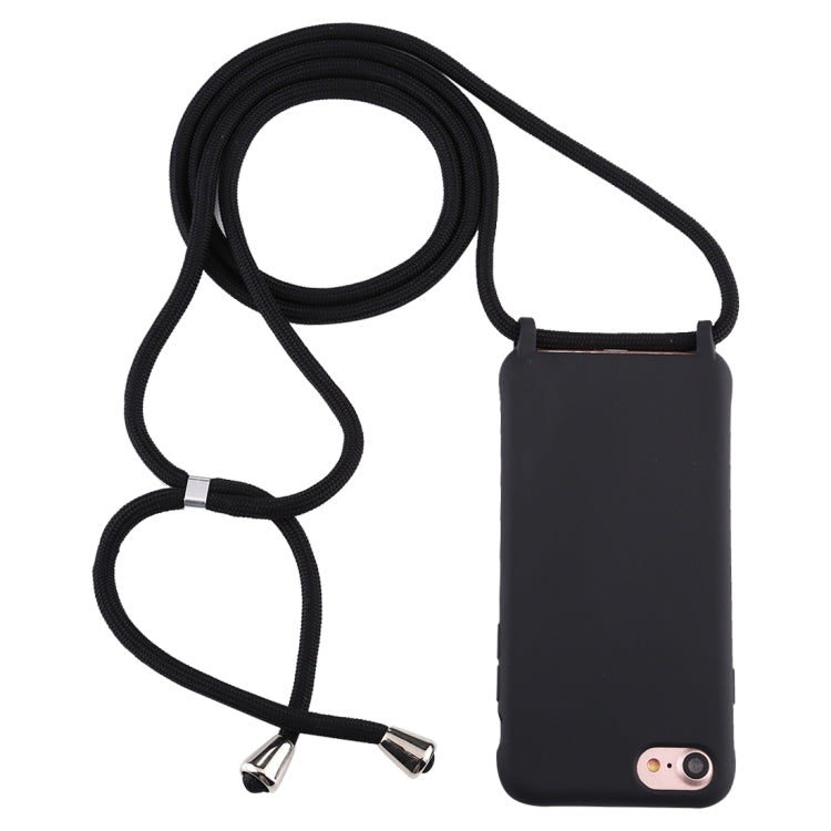 Candy Color TPU Protective Case with Lanyard, For iPhone 6s / 6, For iPhone 6s Plus / 6 Plus, For iPhone 8 / 7
