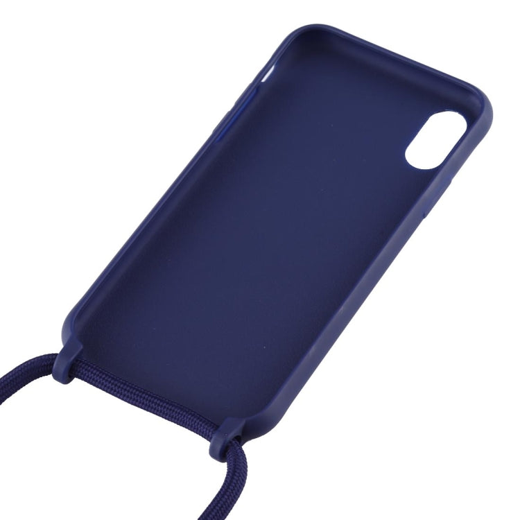 Candy Color TPU Protective Case with Lanyard, For iPhone XS / X, For iPhone XS Max, For iPhone XR