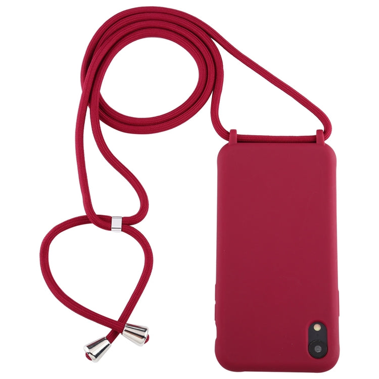 Candy Color TPU Protective Case with Lanyard, For iPhone XS / X, For iPhone XS Max, For iPhone XR