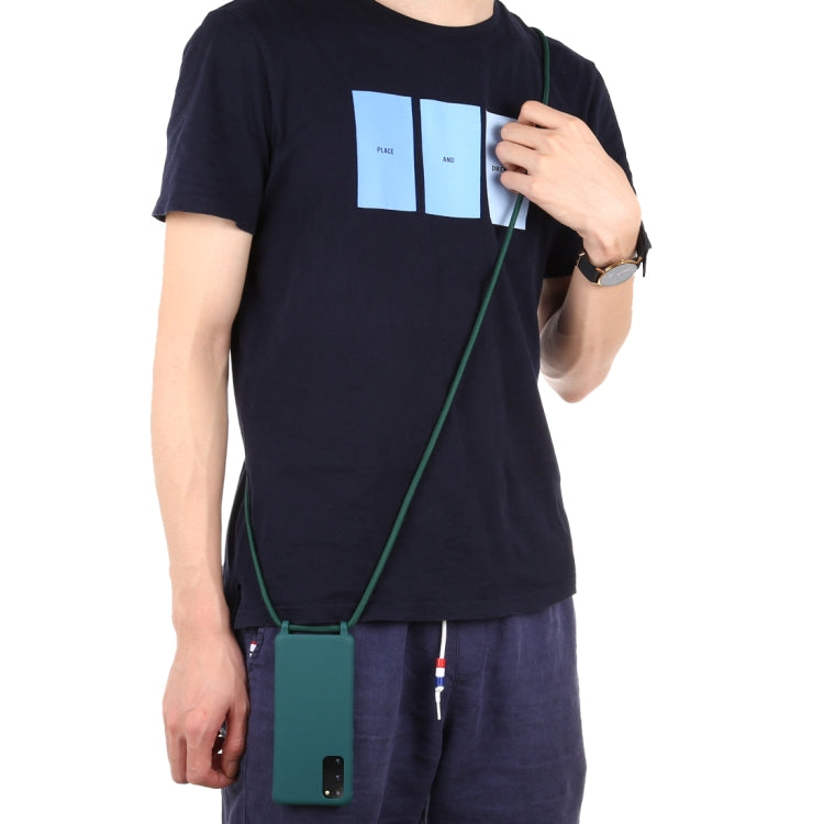 Candy Color TPU Protective Case with Lanyard, For Galaxy S20, For Galaxy S20+, For Galaxy S20 Ultra