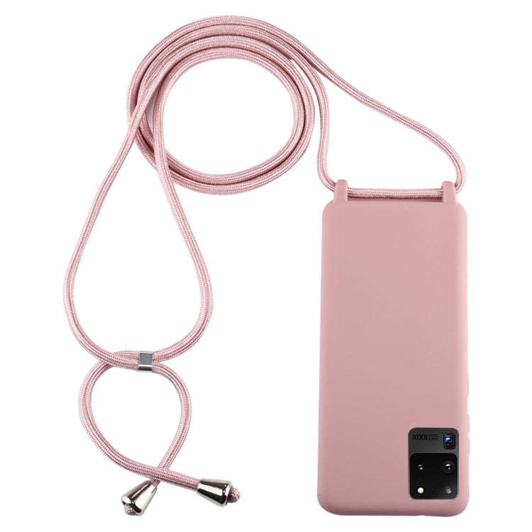 Candy Color TPU Protective Case with Lanyard, For Galaxy S20, For Galaxy S20+, For Galaxy S20 Ultra
