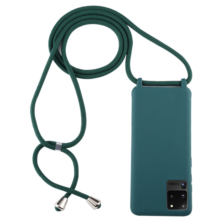 Candy Color TPU Protective Case with Lanyard, For Galaxy S20, For Galaxy S20+, For Galaxy S20 Ultra