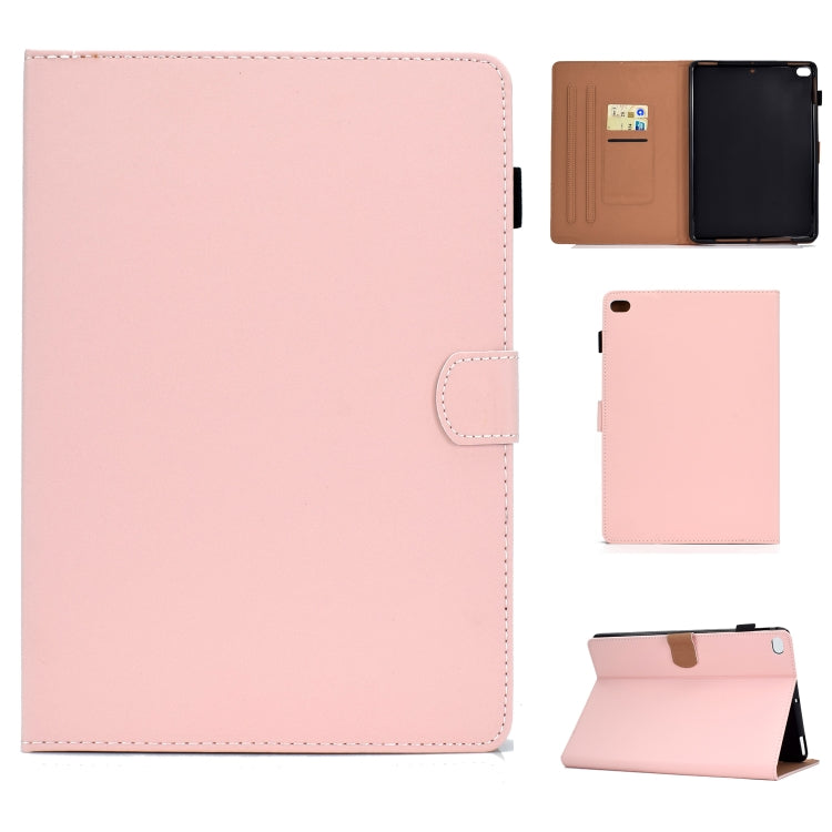 Solid Color Tablet PC Universal Magnetic Horizontal Flip Leather Case with Card Slots & Holder, For Galaxy Tab A 10.1(2019) T510, For Galaxy Tab S5e T720