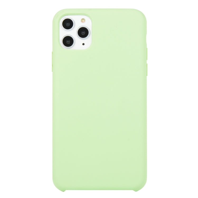 For iPhone 11 Solid Color Solid Silicone  Shockproof Case (Hibiscus Pink), For iPhone 11