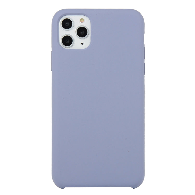 For iPhone 11 Solid Color Solid Silicone  Shockproof Case (Hibiscus Pink), For iPhone 11