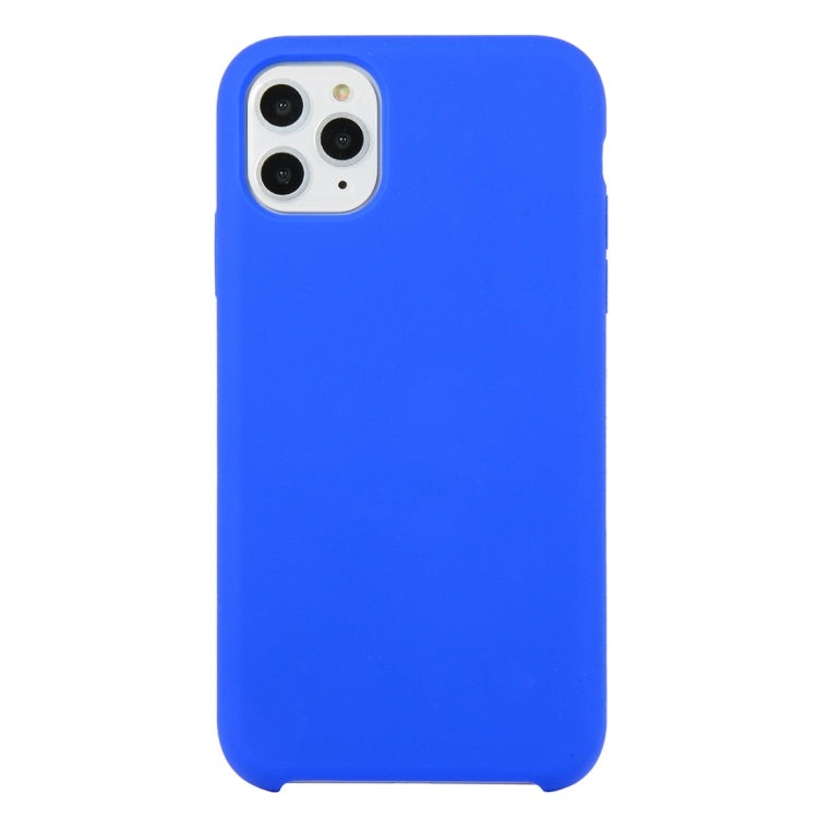 For iPhone 11 Solid Color Solid Silicone  Shockproof Case (Hibiscus Pink), For iPhone 11