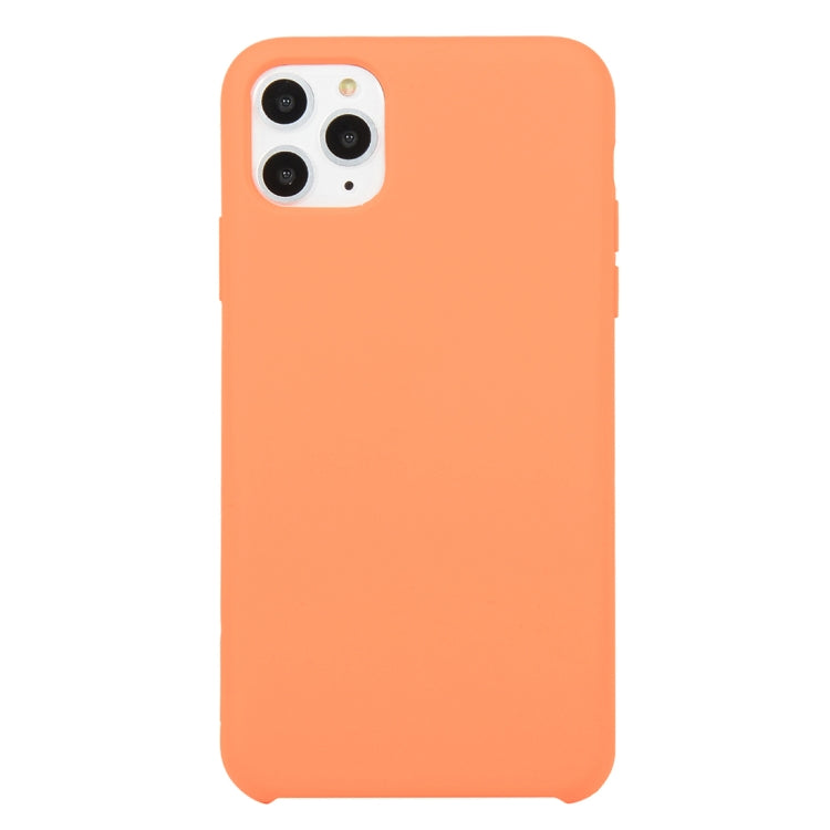 For iPhone 11 Solid Color Solid Silicone  Shockproof Case (Hibiscus Pink), For iPhone 11